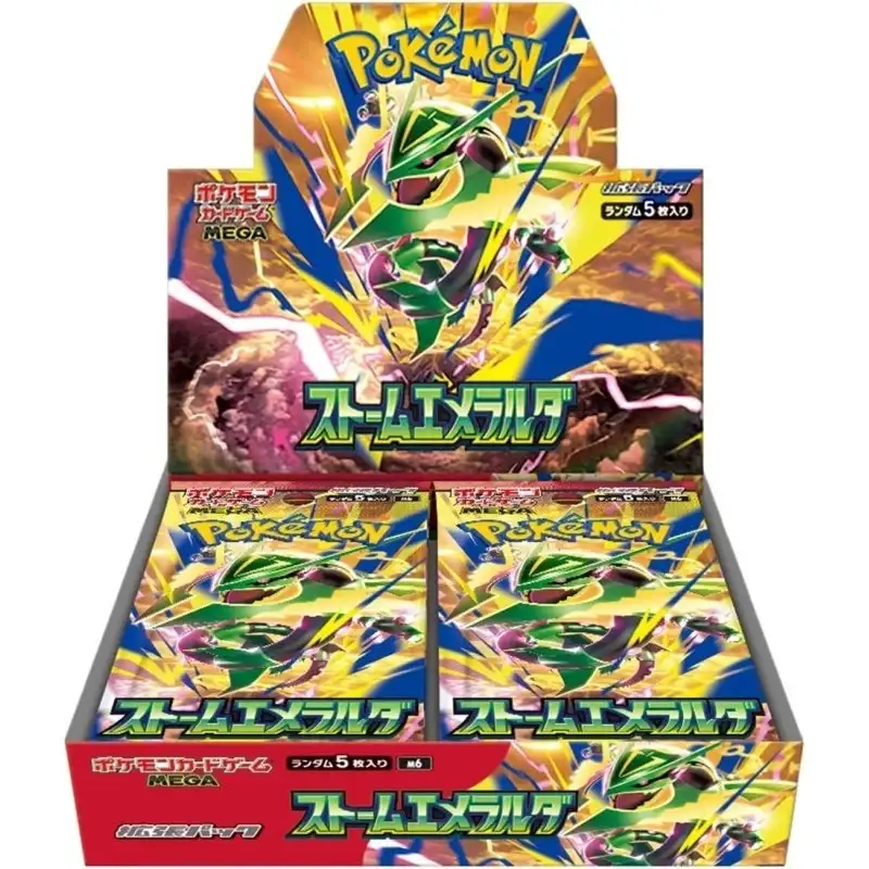 Pokémon Storm Emeralda Japanese Mega Evolution Booster Box