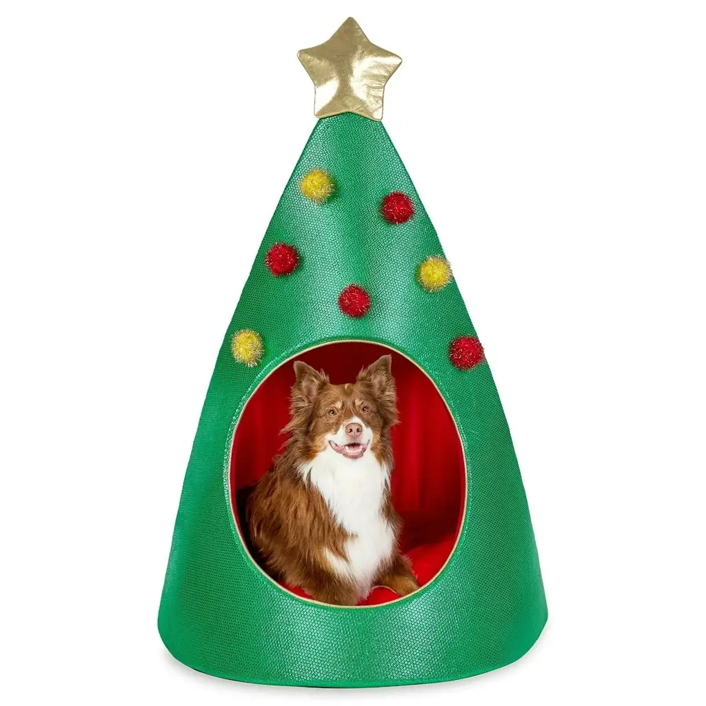 Vibrant Life Christmas Tree Holiday Pet Bed