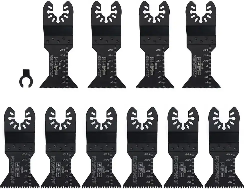 Jorgensen 10-Pack Bi-Metal Oscillating Tool Blade Set