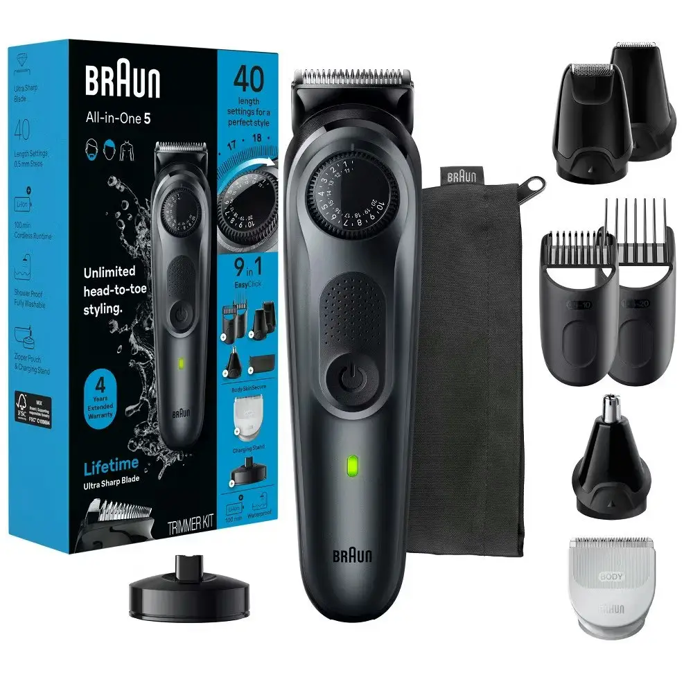 Braun All-in-One Series 5 Rechargeable 9-in-1 Trimmer