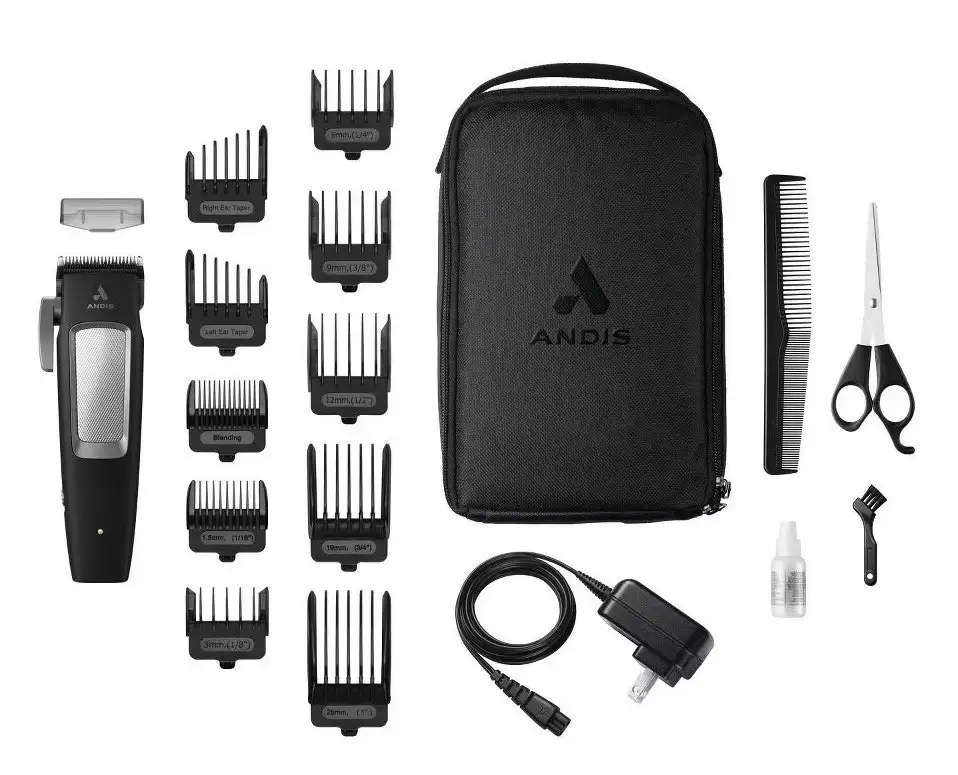 Andis inCRED 19-Piece Cordless Hair Trimmer Kit