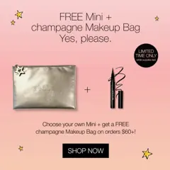 Stila Cosmetics - Choose Your Own Mini + FREE Champagne Makeup Bag