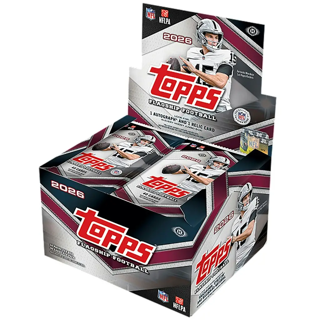 2026 Topps Flagship Football Factory Sealed Hobby Jumbo Box