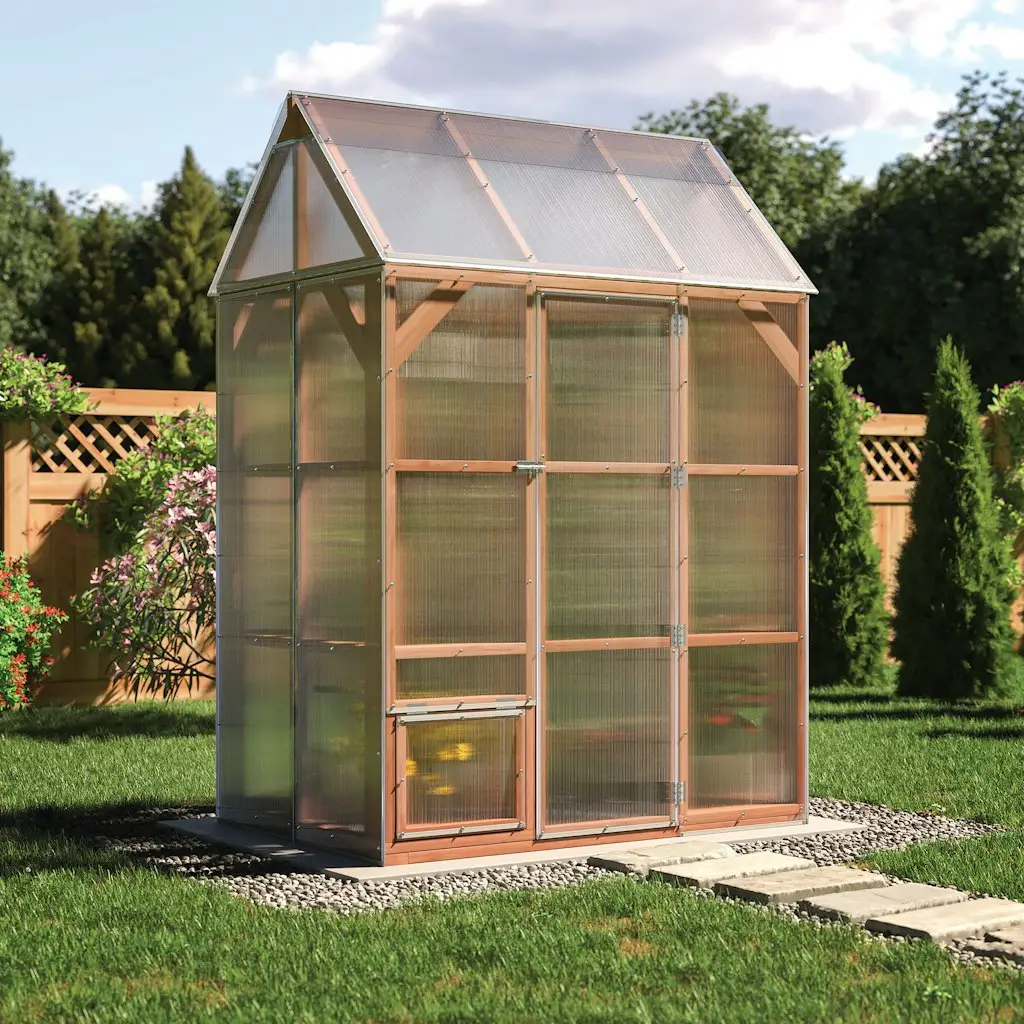 AmeriLux International Home Harvest 4x3.4x6-Foot Clear Greenhouse Kit
