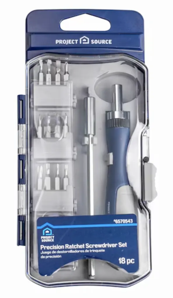 Project Source 18-Piece 2" Ratcheting Multi-Bit Screwdriver Set