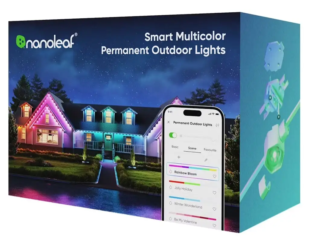 Nanoleaf 100-Foot Smart Multicolor Permanent Outdoor Lights