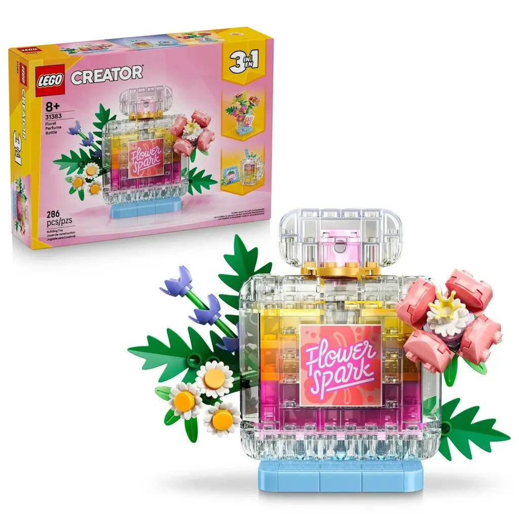 LEGO Creator 3-in-1 Floral Decor Perfume Bottle