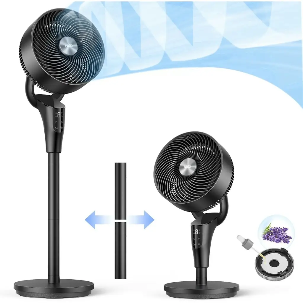 Dreo 2-in-1 TurboPoly Pedestal Fan