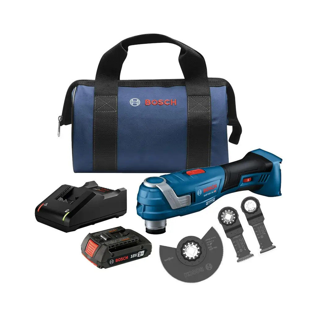 Bosch 18V Cordless Brushless 6-Piece Oscillating Multi-Tool Kit