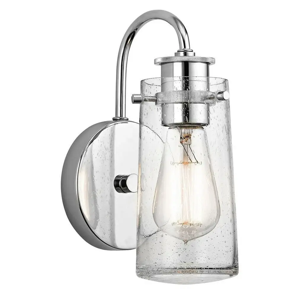 Kichler Braelyn 9" Glass Wall Sconce