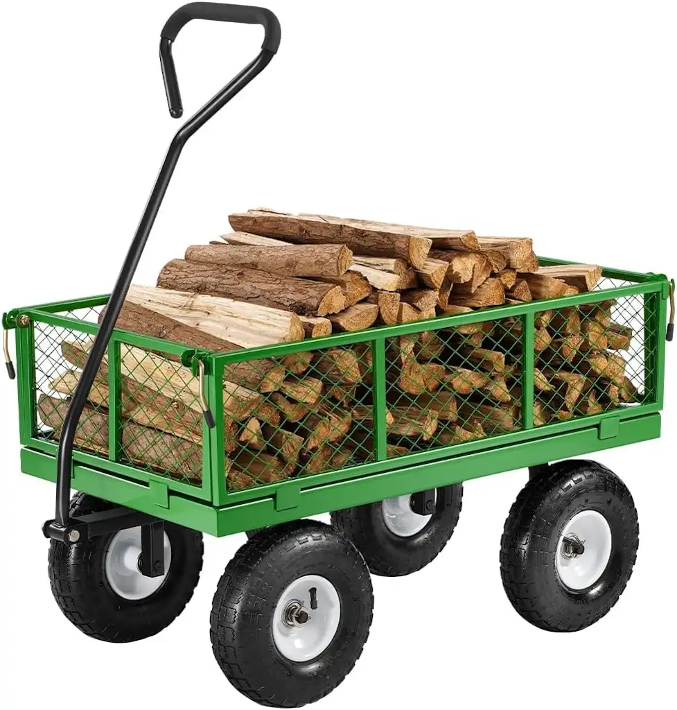 Vevor 680-lb. Steel Garden Cart