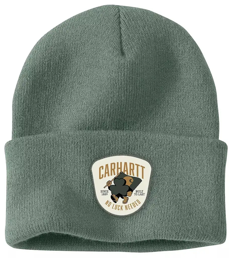 Carhartt Knit Shamrock Patch Beanie