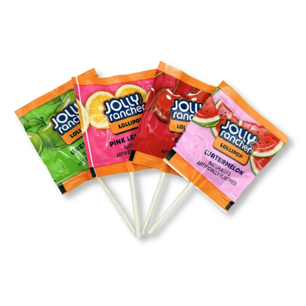 Jolly Rancher Assorted Flat Lollipops 4-lbs.