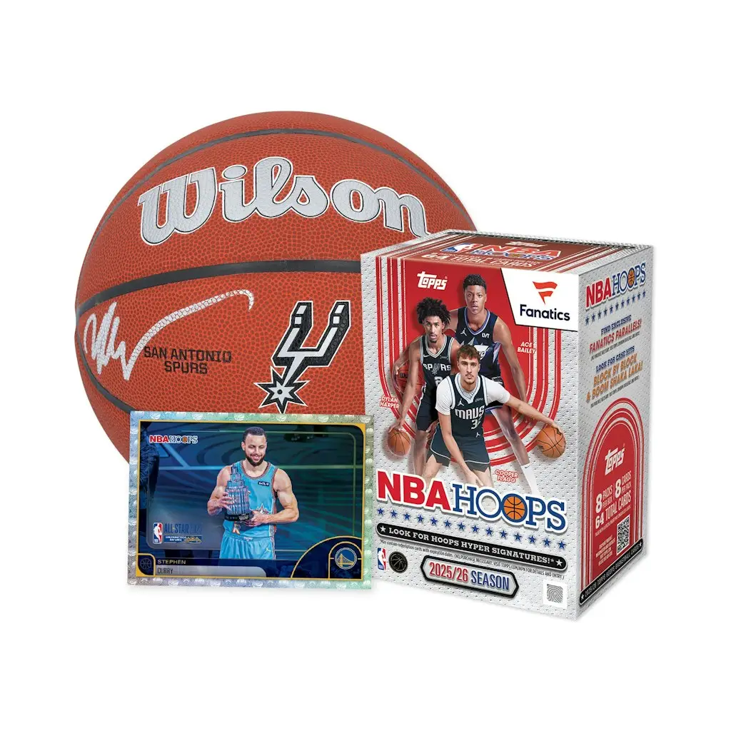 2025/26 Topps Hoops Basketball Factory Sealed Fanatics Exclusive Value Box