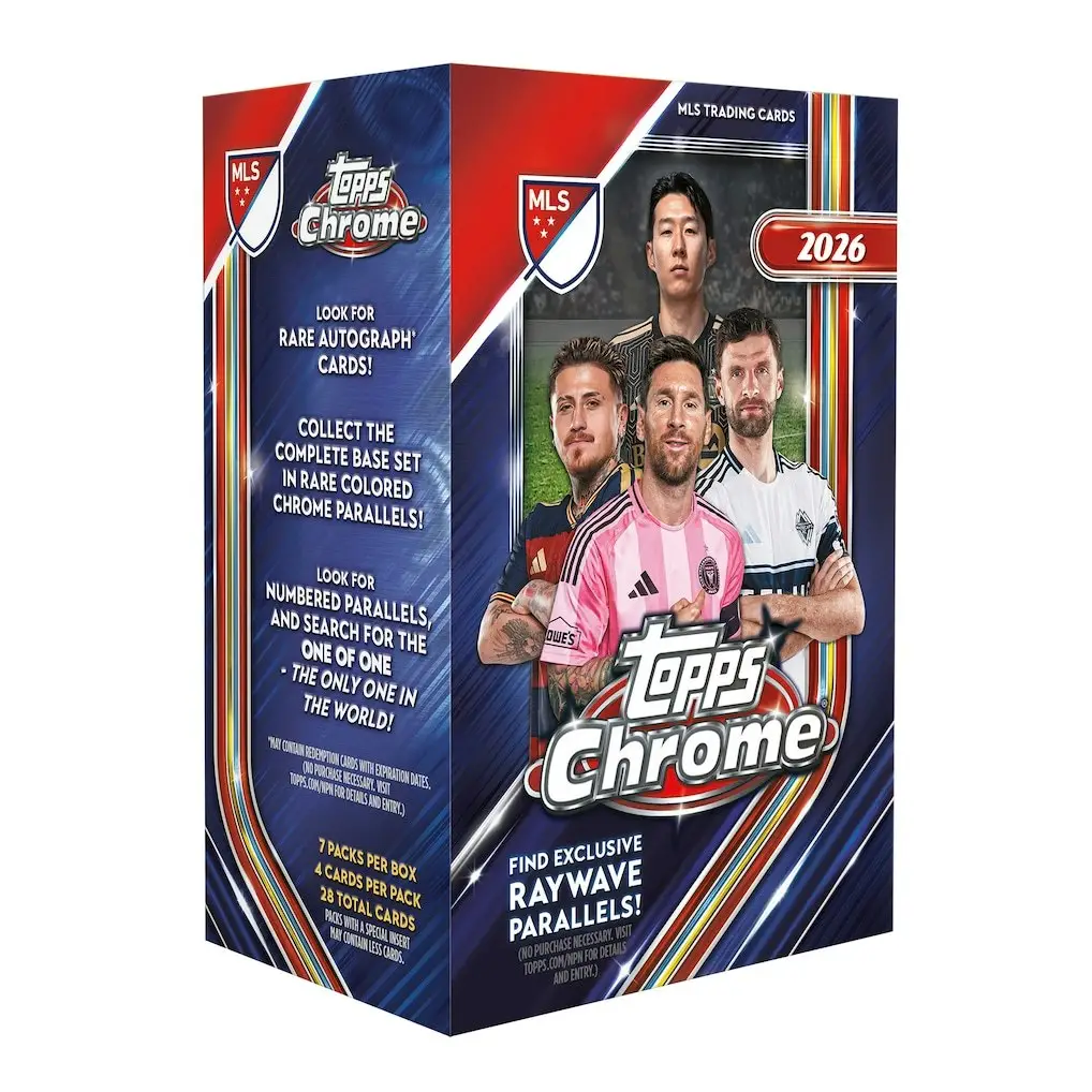 2026 Topps MLS Chrome Factory Sealed Value Box
