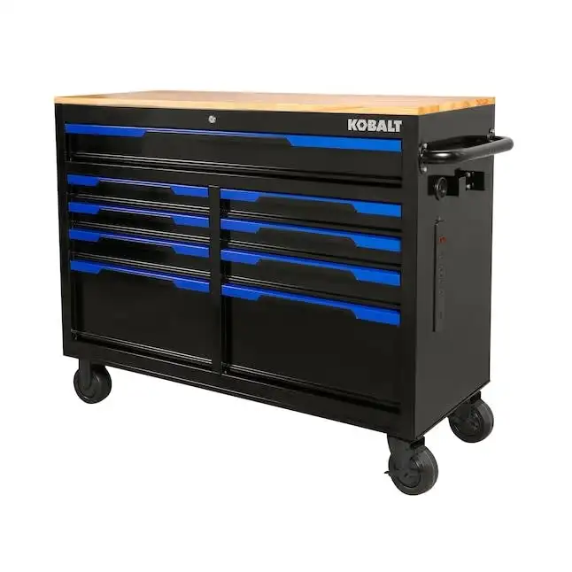 Kobalt 46" 9-Drawer Rolling Wood Work Bench