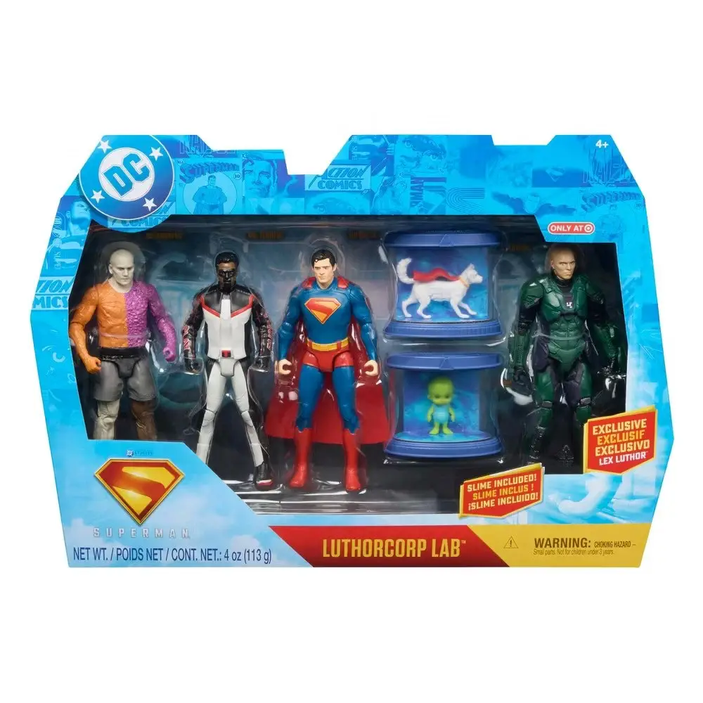 DC Comics Superman Luthercorp Lab Action Figure Set