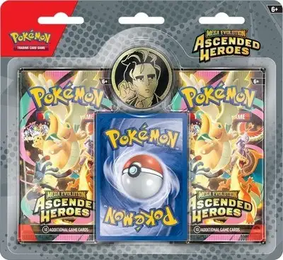 Pokémon Mega Evolution Ascended Heroes 2-Pack Blister