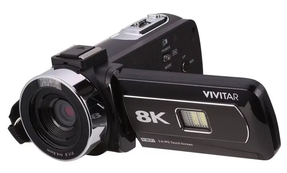Open-Box Vivitar 8K 18x Zoom Camcorder