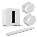 Sonos: Arc Ultra Soundbar + Sub 4 + 2x Era 300 BT Speakers (Black or White)