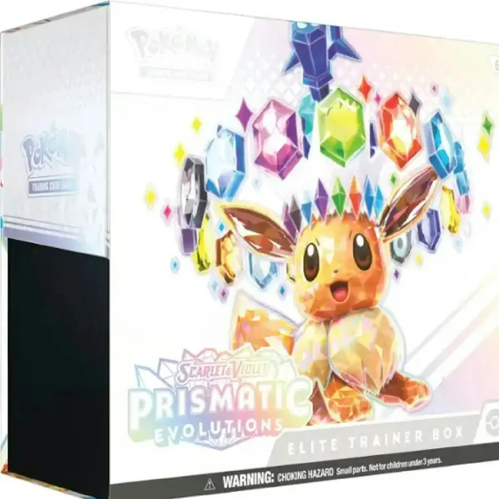 Pokemon TCG Scarlet & Violet Prismatic Evolutions Elite Trainer Box