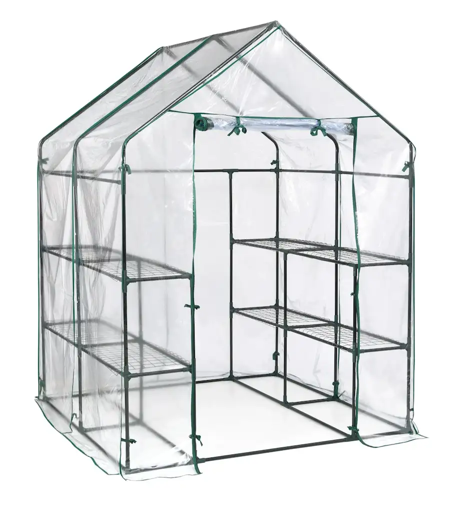 Miracle-Gro 4.8 x 4.8 x 6.5-Foot Transparent Greenhouse Kit