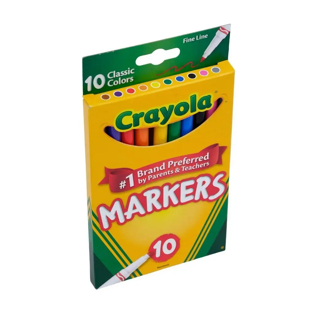 Crayola Fine Line Markers 10-Count