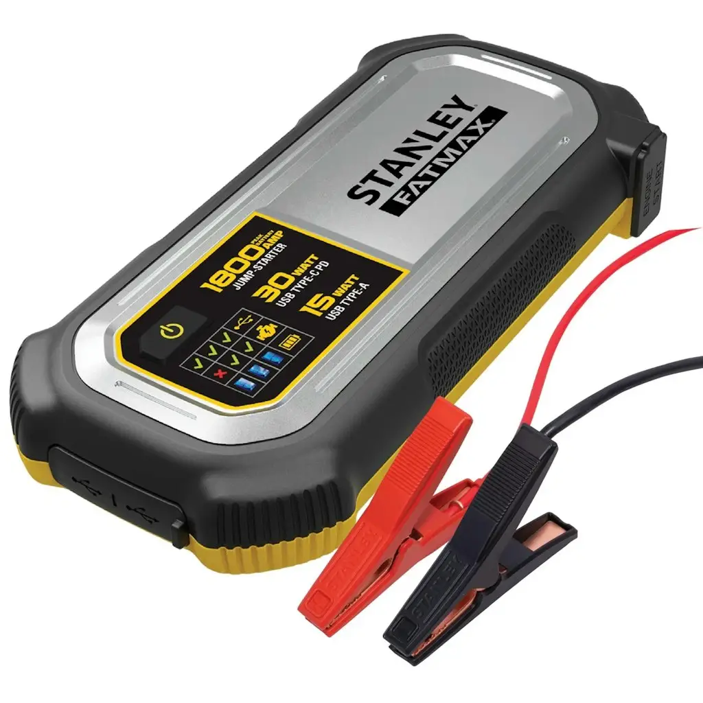 Open Box Stanley 1,200 Peak Amp Jump Starter