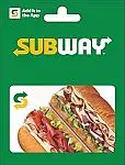 $25 Subway eGift Card