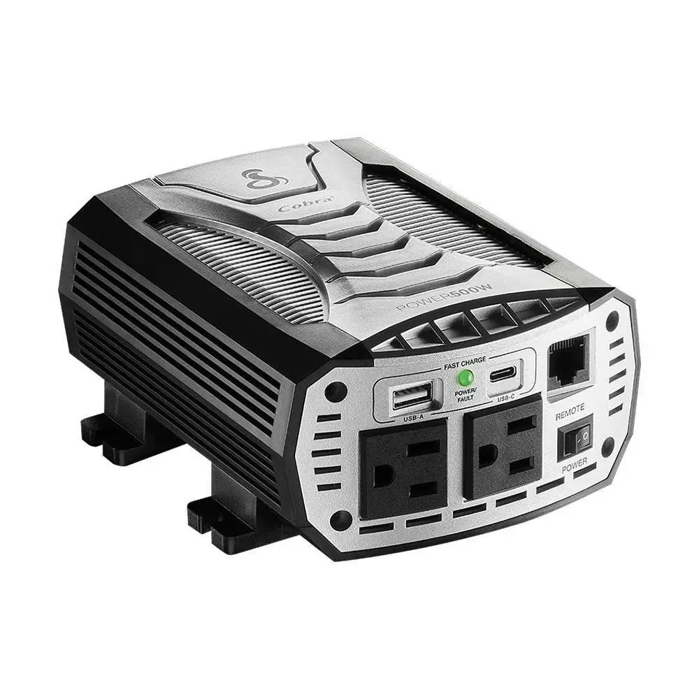 Certified Refurb Cobra 500W Power Inverter Portable Car Charger