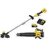 DeWALT 20V MAX XR Brushless Blower + Trimmer w/ 4Ah XR Battery & Charger