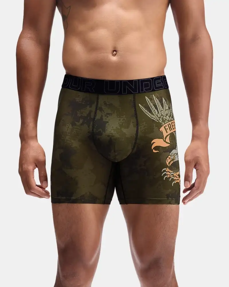 Under Armour Men's Performance Tech Mesh Graphic 6" Boxerjock