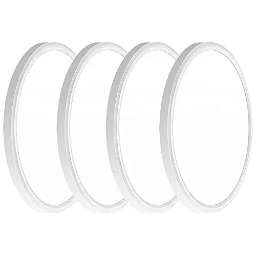 12" 3,200lm LED Flush Mount Ceiling Light 4-Pack
