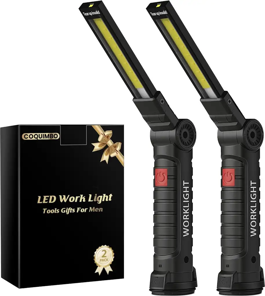 Rechargeable LED Work Light 2-Pack