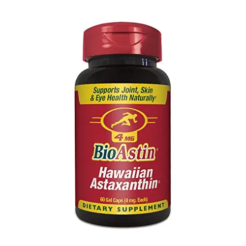 BioAstin Hawaiian Astaxanthin – 60 ct – 4mg – Supports Joint, Skin, & Eye Health Naturally – A Super-Antioxidant Grown in Hawaii, Only $16.57