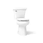 2-Piece Kohler Highline Round Chair 12" Height Rough-In WaterSense 1.28 GPF Soft Close Toile