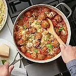 5-Qt KitchenAid Hard Anodized Ceramic Nonstick Saute Pan with Lid