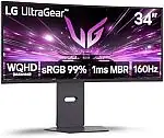 LG 34G600A-B 34" Ultragear WQHD Curved Gaming Monitor
