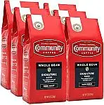 6-Pk 12-Oz Community Coffee Signature Blend Whole Bean Coffee
