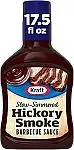 17.5-oz Kraft BBQ Sauce, Hickory Smoke Slow-Simmered Barbecue