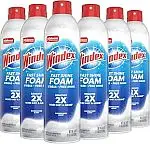 6-Ct 19-Oz Windex Fast Shine Foam Glass Cleaner