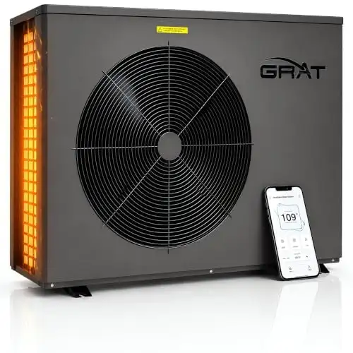 Grat 75,000 BTU Inverter Pool Heat Pump