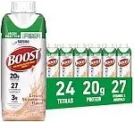 24-Pack 8-Oz BOOST High Protein with Fiber Complete Nutritional Drink