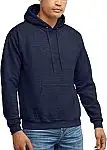 Hanes Men's EcoSmart Midweight Fleece Hooded Sweatshirt