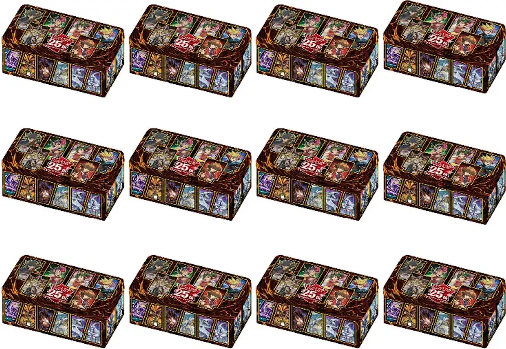 Yugioh 2023 25th Anniversary Dueling Heroes Factory Sealed Tin Case 12-Pack