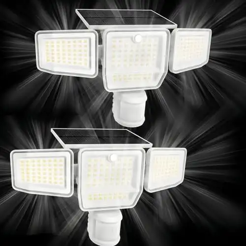 Szpower 6,000-Lumen Solar Flood Light