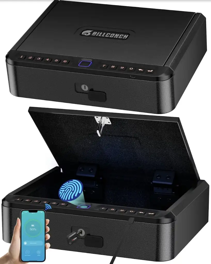 BillConch Biometric Safe