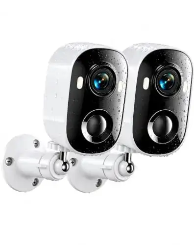 AlertSine 2K Wireless Battery Outdoor Security Camera