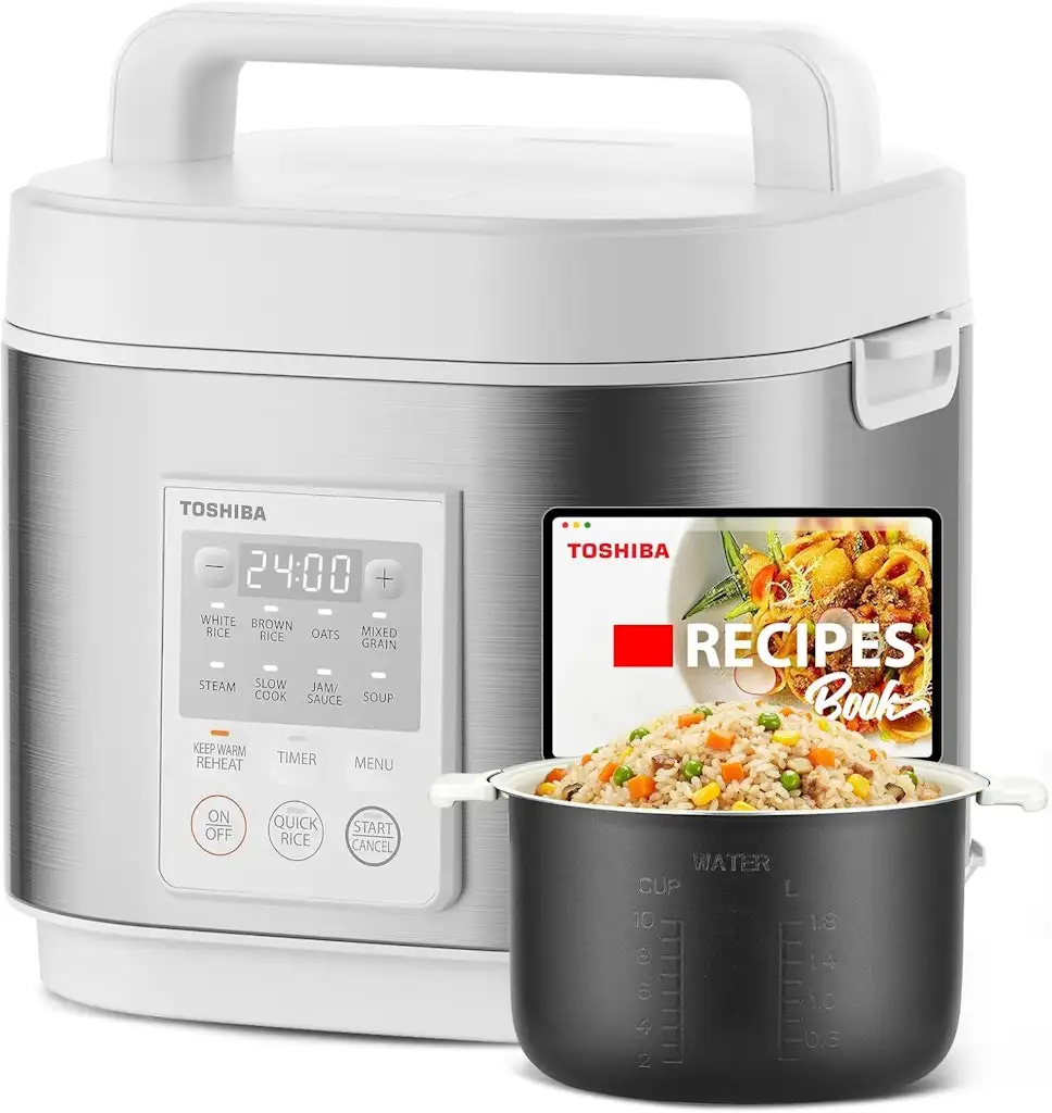 Toshiba Heritage Bento Box 10-Cup Digital Rice Cooker