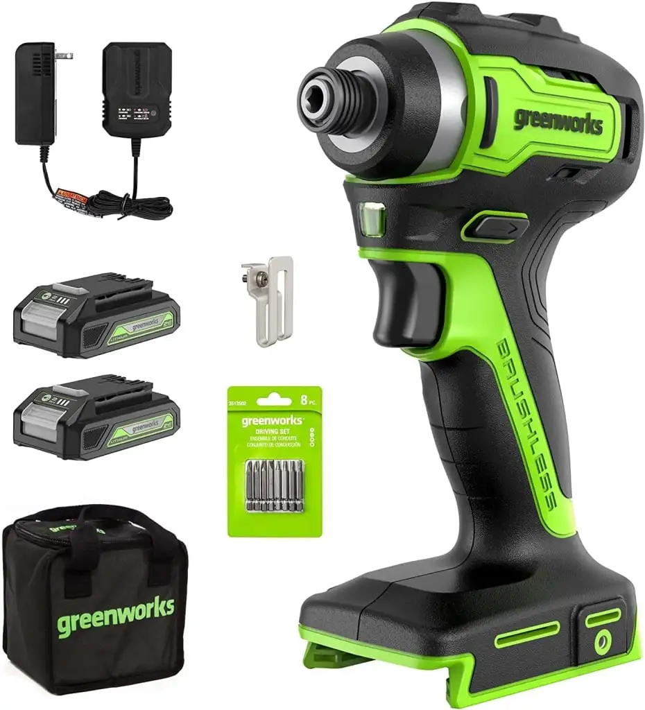 Greenworks 24V Cordless Impact Driver Kit